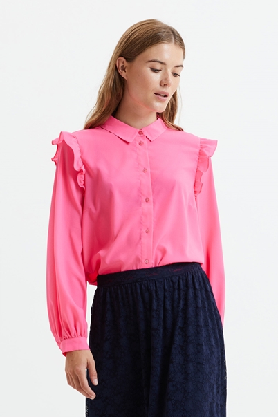 Alexis Skjorte Neon Pink-Shop Lollys Laundry Her